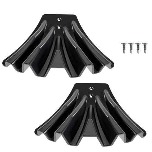 2PCS Gutter Downspout Diverter, Extensions for Rainwater Dispersal, Rain Disperser Black
