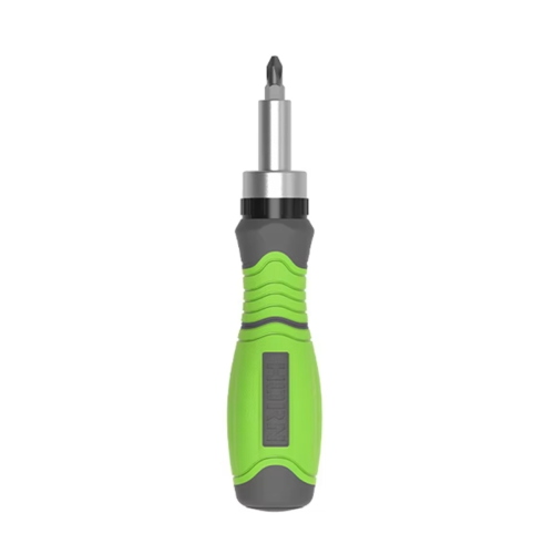 11 in 1 Ratchet Screwdriver Hidden Head Multi Angle Corner Capable Multifunctional Tool Green
