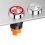 22mm Red Flashing High Decibel Waterproof IP65 Buzzer Brass Chrome Plating LED Intermittent Flash DC24V 7