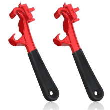 2-Pack Bung Wrench & Bucket Opener Tool - Aluminium vatdekselverwijderaar voor 5-55 gallon vaten, verfblikken en emmers