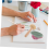 1 set printmat, houten roller, plastic schilderbenodigdheden, graveerbord 6