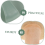 1 set printmat, houten roller, plastic schilderbenodigdheden, graveerbord 7