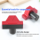 2Pcs Bench Dogs,19mm Diameter Woodworking Stops with TPU Gaskets for Clamp Workbench - Workshop Tools 19mm 5