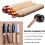 Knapping Tools Kit Obsidian Crafting Tool, Napping for Both Pros, 1 Pressure Flaker,3 Copper Boppers,1 Tool Bag 3