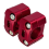 Motocross straatauto modificatie CNC stuur 28mm richting aluminium klem adapter code houder 2-pack 7