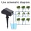 Solar Automatic Irrigation Timer Drip Water Pump Control Watering System for Garden Lawn Pot 2000mAh 11