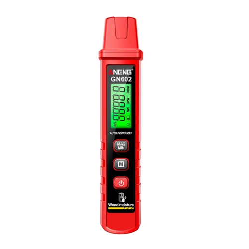 GN602 Holzfeuchtemessgerät 0-58% Intelligenter Tester Max/Mini Wert Baumaterial