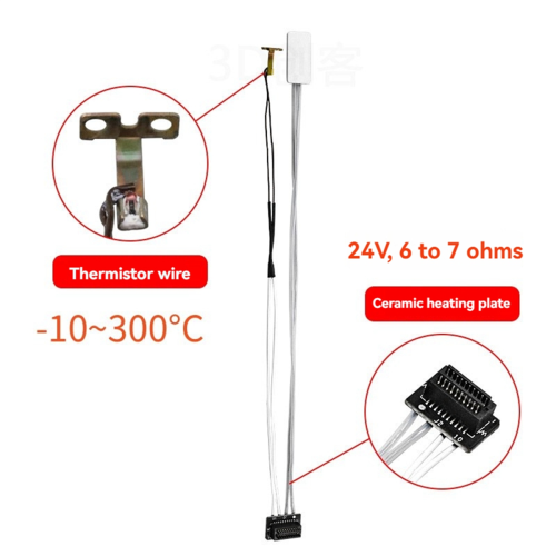 2set for Bamboo Lab 3D Printer A1 Hotend Heating Kit Assembly A1,A1MINI 3d Accessories 2