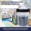 Farbbecher, HVLP-Mischbecher 27 Unzen (800 ml) Kit mit 45 und Deckelsystem, mit Haltering 3