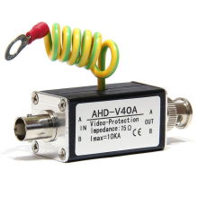 Neu AHD-V40A Einzel-Kanal Video Signal-Ableiter Ableiter Koaxial Surge Protector Multi-Bühne Schutz