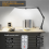 Double Head LED Desk Lamp with Clamp Swing Arm Eye-Caring Dimmable Light,Table EU Plug 5