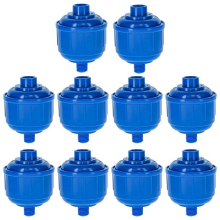 10-pack wegwerpbare mini-luchtfilters met standaard 1/4-inch schroefdraad, geschikt voor de meeste spuitapparaten en gereedschappen