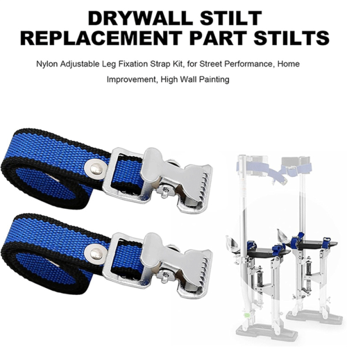 Lot de 4 sangles réglables pour échasses, fixation confortable pour pieds, pièce de rechange 2