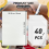 Feuilles adhésives thermofusibles double face, 40 pièces, format A4 6