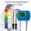 Online PH/EC-monitormeter Acidometer 2 in 1 EC voor aquarium Multi-parameter waterkwaliteit EU-stekker 6