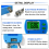 Online PH/EC-monitormeter Acidometer 2 in 1 EC voor aquarium Multi-parameter waterkwaliteit EU-stekker 9
