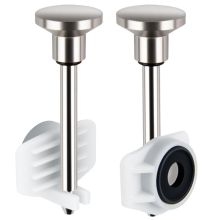 2-Pack Universal Tub Spout Diverter Repair Kit, Leak-Proof Bathtub Faucets Replacement Parts Brushed