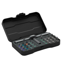 24-in-1 Multifunctionele ratelsleutel Schroevendraaier S2 Magnetische bits Gereedschapset DIY Huishoudelijke reparatietool