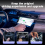 2 in 1 Wireless Carplay Adapter Smart Dongle für Auto Android Auto Verdrahtet zu Weiß 4