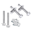 4 Sets Tankgurtschrauben, Edelstahl-Hardware-Ersatzsatz für 1999-2021 Select 1