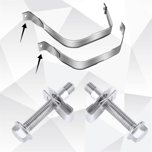 4 Sets Tankgurtschrauben, Edelstahl-Hardware-Ersatzsatz für 1999-2021 Select 2