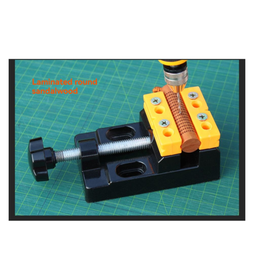 Universal 57mm Adjustable Mini Jaw Bench Clamp Drill Fixed Table Vise DIY Sculpture Repair Tool 2