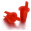 100 Pack Anti-Short Bushing 3/8 Inch Electrical /Bx Cable Red Head Wire Connectors 6
