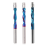 Shank Solid Carbide Bearing Guided Two Flute Flush Trim Router Bits Woodworking Milling Cutters End Mill 6