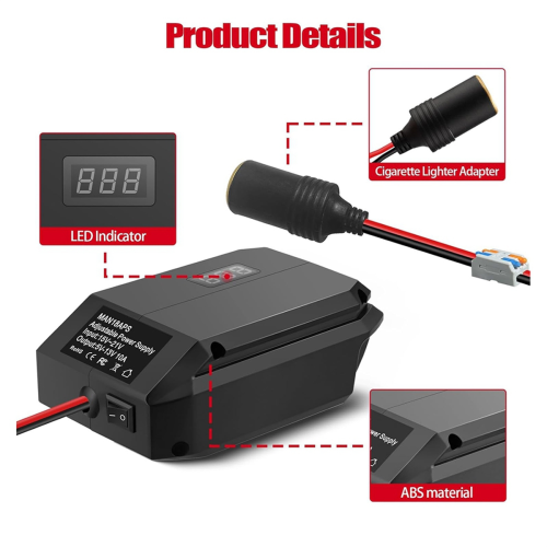 Convertitore per adattatore per batteria e strumento per auto giocattolo RC fai da te 2