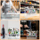 Bouchons de bouteilles de vin perlés et support de bouchon à 2 niveaux pour comptoir 4