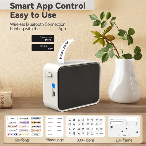 P15 Mini Label Maker Bluetooth Vergelijkbaar met D11 D110 D101 Thermische Printer Handheld Sticker Machine DIY Groen 2