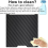 Pour plaque de construction H2D, plate-forme d'impression de plaque PEO PET double face 355 x 346 mm pour 6