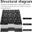 Pour plaque de construction H2D, plate-forme d'impression de plaque PEO PET double face 355 x 346 mm pour 3