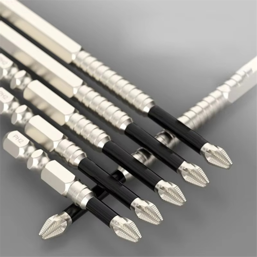 Verbeterde antislip PH2 slagschroevendraaierbitset met magnetische kruiskopschroevendraaier 25-150 mm anti-bits 2