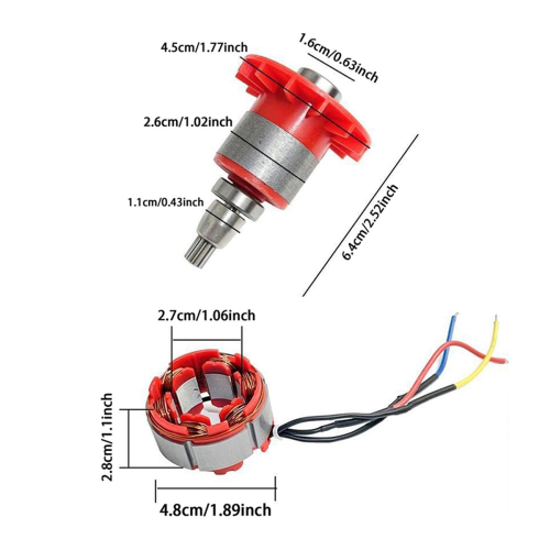 Electric Wrench Rotor Stator Coil Control Board Route Switch Motor High Performance for 2106 Assembly 2