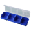 Parts Storage Box Plastic Screw Organizer with 4 Compartment Tool Part Container Bin Lid Display Case A 2