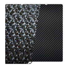 Plateau d'impression chauffant flexible en acier à ressort pour imprimante S1C, 264 x 276 mm, double face, PEO PET