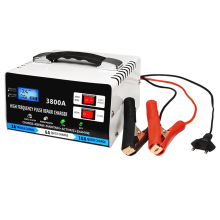 Krachtige, volledig automatische auto-acculader voor snelle reparatie van loodzuuraccu's, 12V 24V EU-stekker