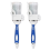 2pcs Comfortable Handle Edging Color Separation Brush with Detachable Baffle Hanging Paint 1