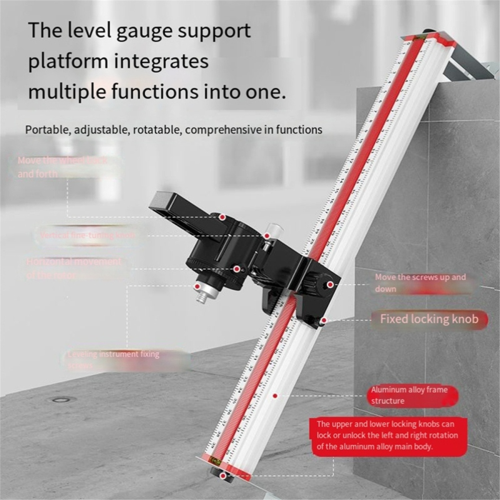 Support mural réglable et multifonctionnel pour niveau laser rotatif, 40 cm 2