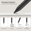 10PCS Replacement Nibs for Paper Pro Pen Stylus Pen,Replaceable Spare Tips Precise Writing and Sketching 8