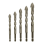 High-Performance Titanium-Coated Drill and Tap Set, High-Strength 4-Flute Serrated Eccentric Bit Kit 1