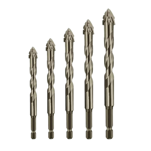 High-Performance Titanium-Coated Drill and Tap Set, High-Strength 4-Flute Serrated Eccentric Bit Kit