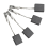 Lot de 4 balais de charbon pour meuleuse d'angle 316055220 15-150 1