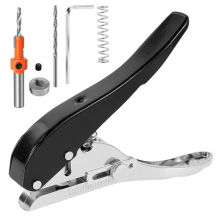 Enkelvoudige perforator, 5/16 inch (8 mm) enkelvoudige perforator, draagbaar en handzaam voor labels, kaarten en plastic karton