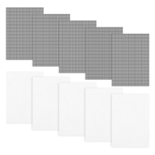 10 Stück Fursuit Eyes Mesh 0,5 mm Druckbares Augennetz Atmungsaktives Blatt für Requisiten Fursuits Basteln