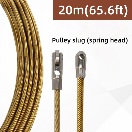 Universal Wire Lead Threading Device Tool Rope Pulling for Electricians with Pulley of Cable Wire, 20M 2