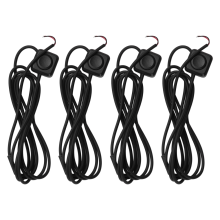 4-teiliger Momentschalter, Hupenknöpfe Ein/Aus, 0,5 A - Mini-Montageschalter für 12 V-24 V Autohupe, Industriesteuerung
