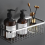 Shower Basket Corner Stainless Steel Bathroom Shelves Organizer Rustproof Wall Mount 4