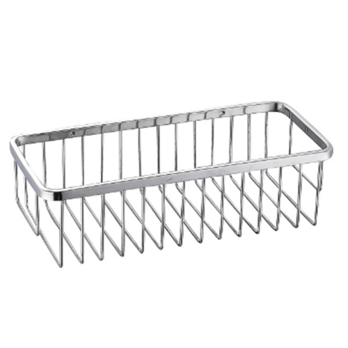 Shower Basket Corner Stainless Steel Bathroom Shelves Organizer Rustproof Wall Mount 1